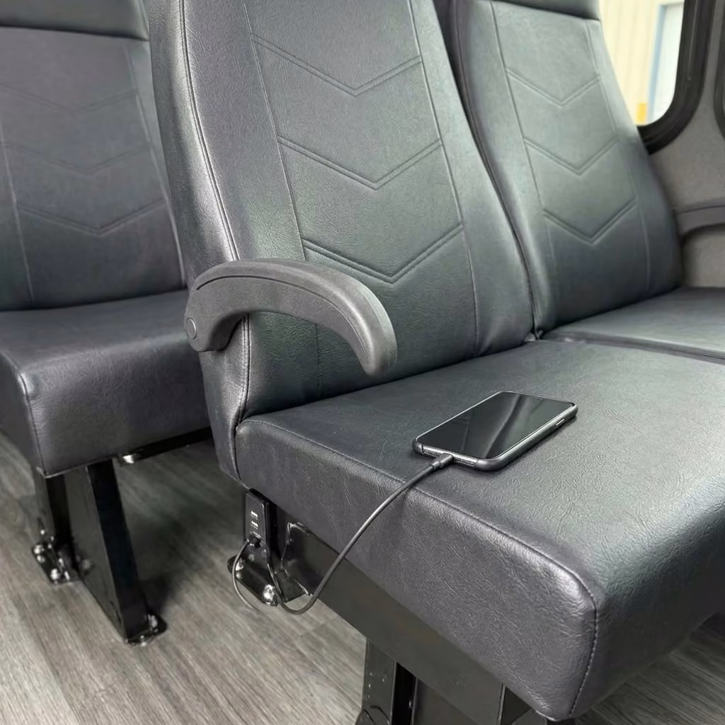 dover 15 passenger minibus usb charging