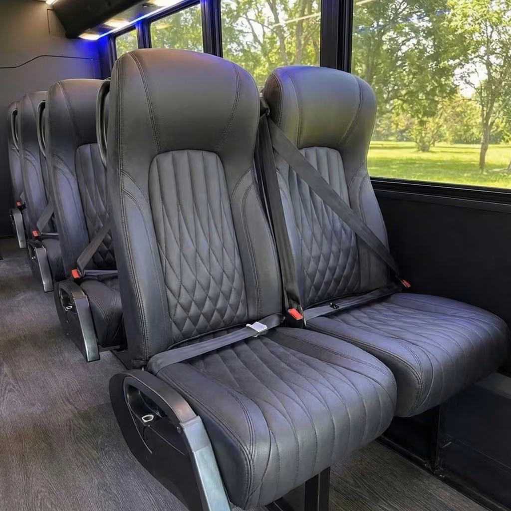 dover 20 passenger minibus high back seats