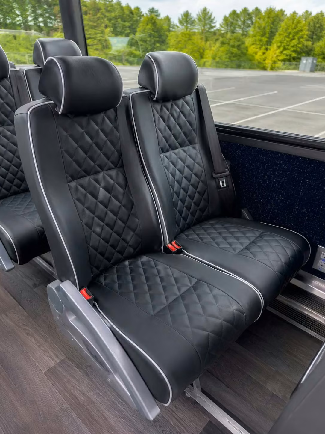 dover 56 passenger charter bus reclining seats