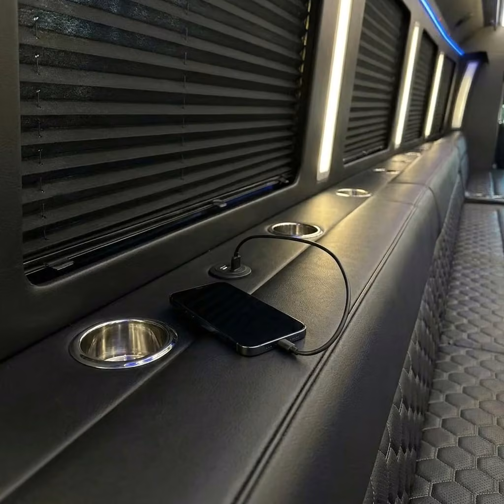 dover party bus usb charging