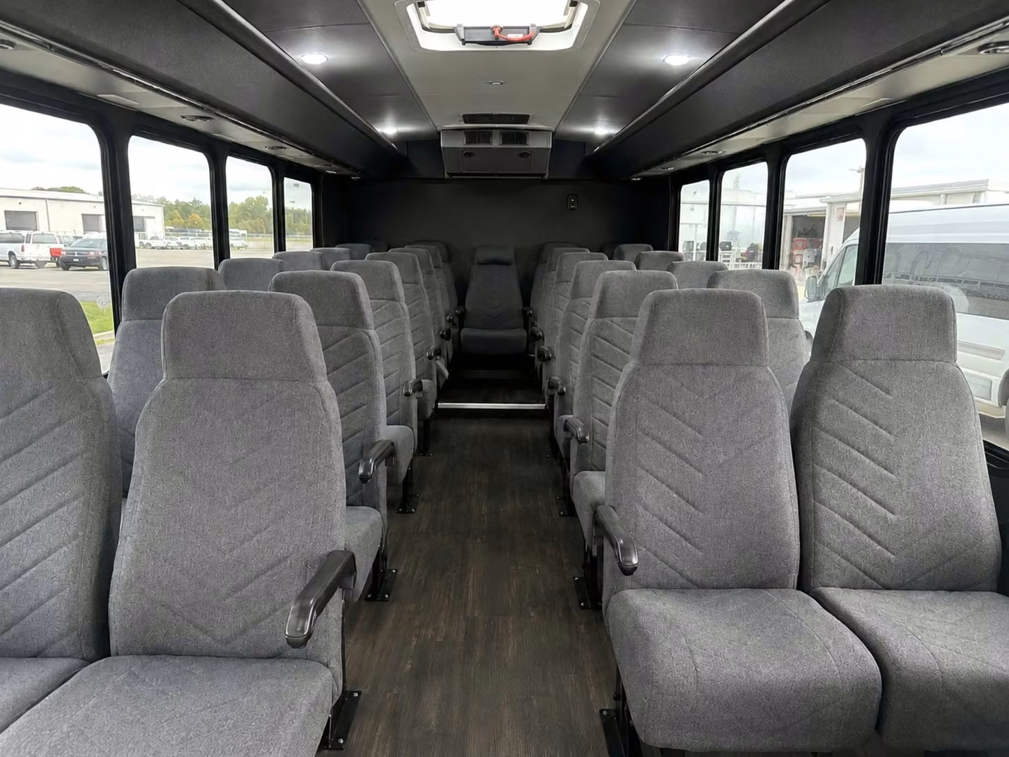 15 passenger minibus interior