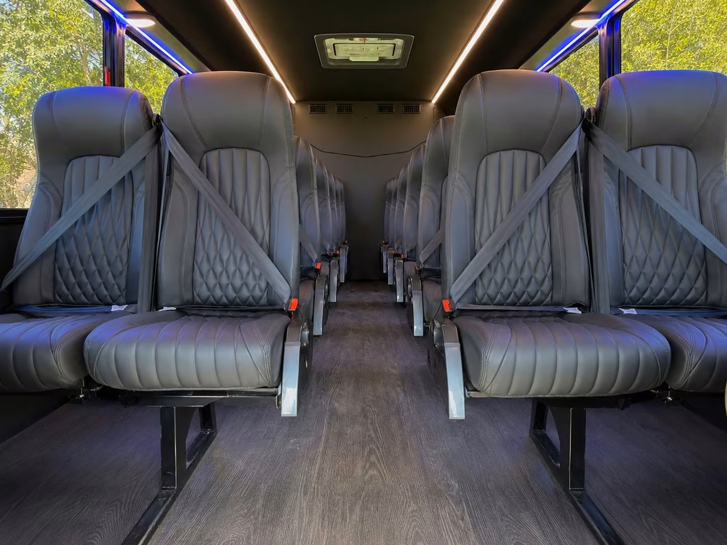 20 passenger minibus interior