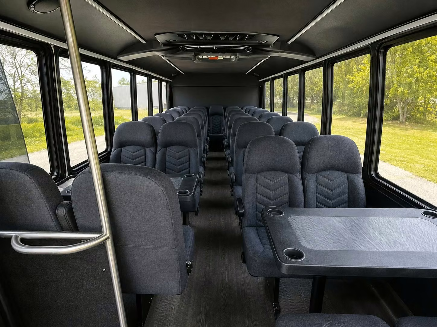 25 passenger minibus inside