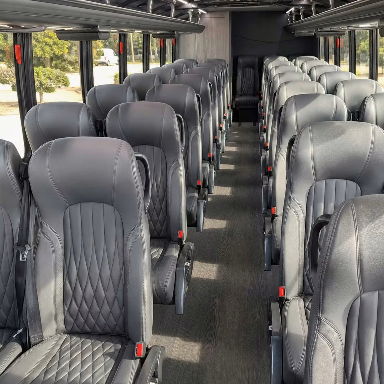 28 passenger minibus interior