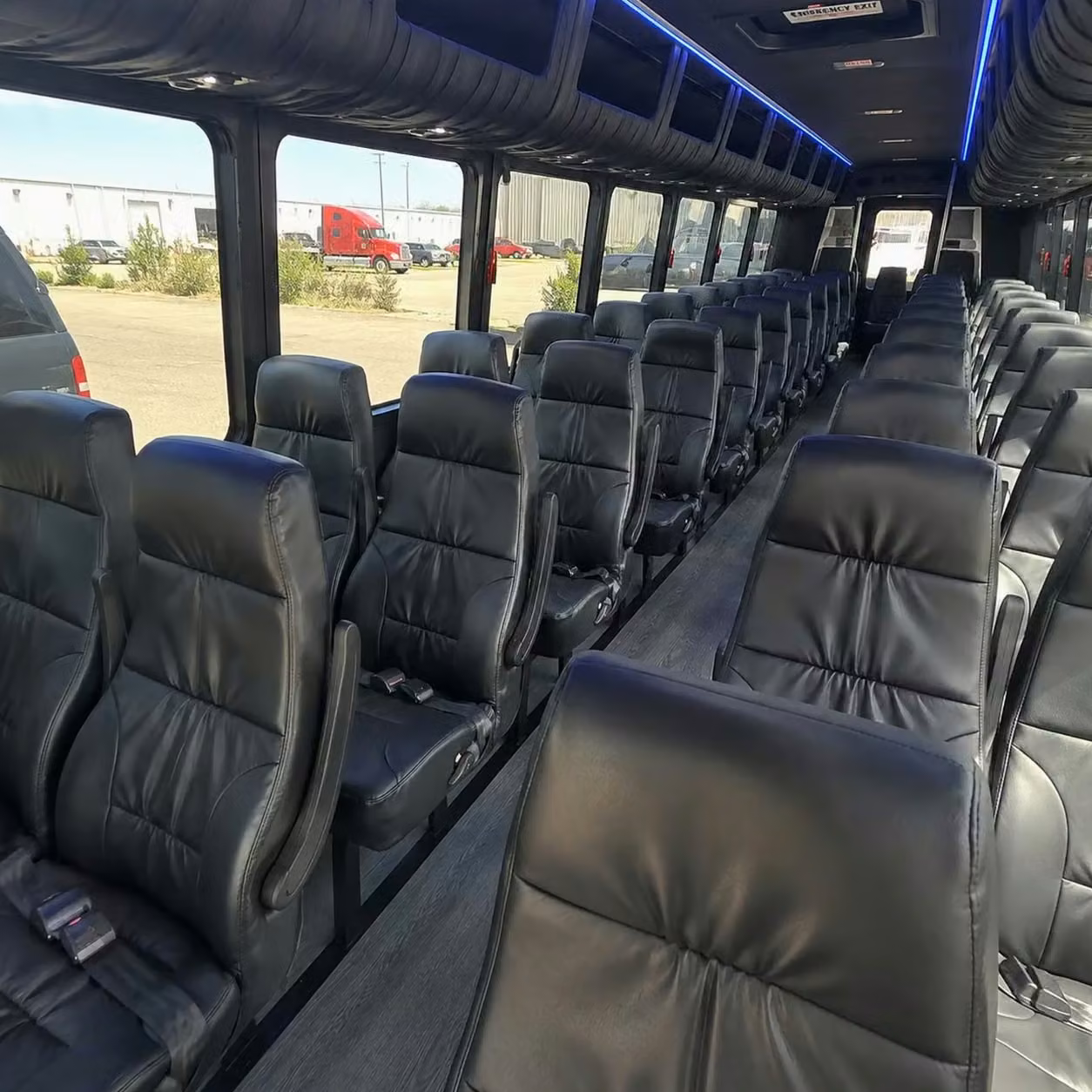 35 passenger minibus inside