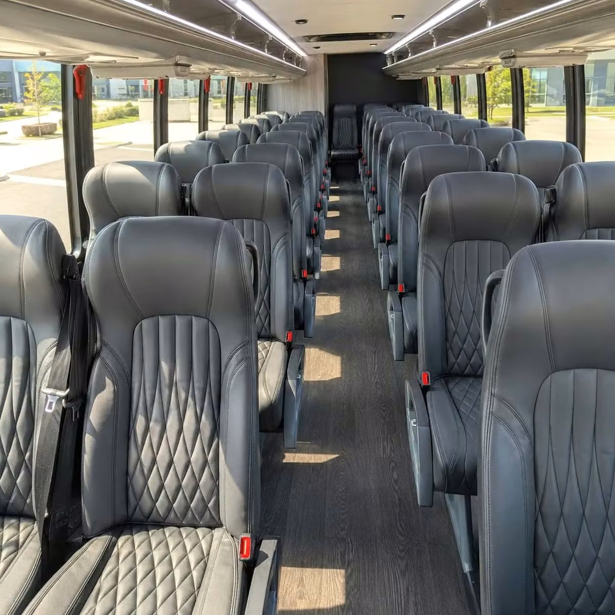 35 passenger minibus interior